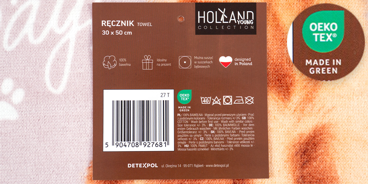 Ręcznik 30x50 cm Pies krem 5904708927681 27_T